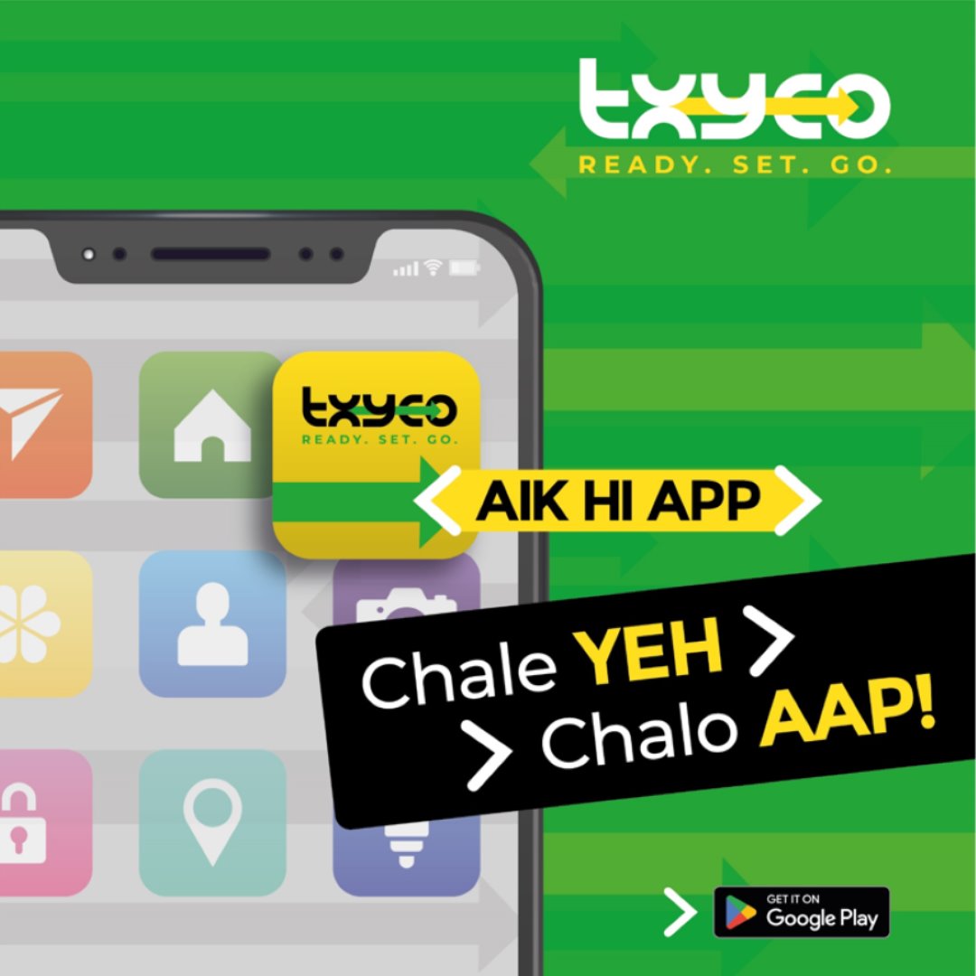 Aik hi app post: the txyco app icon on a phone home screen